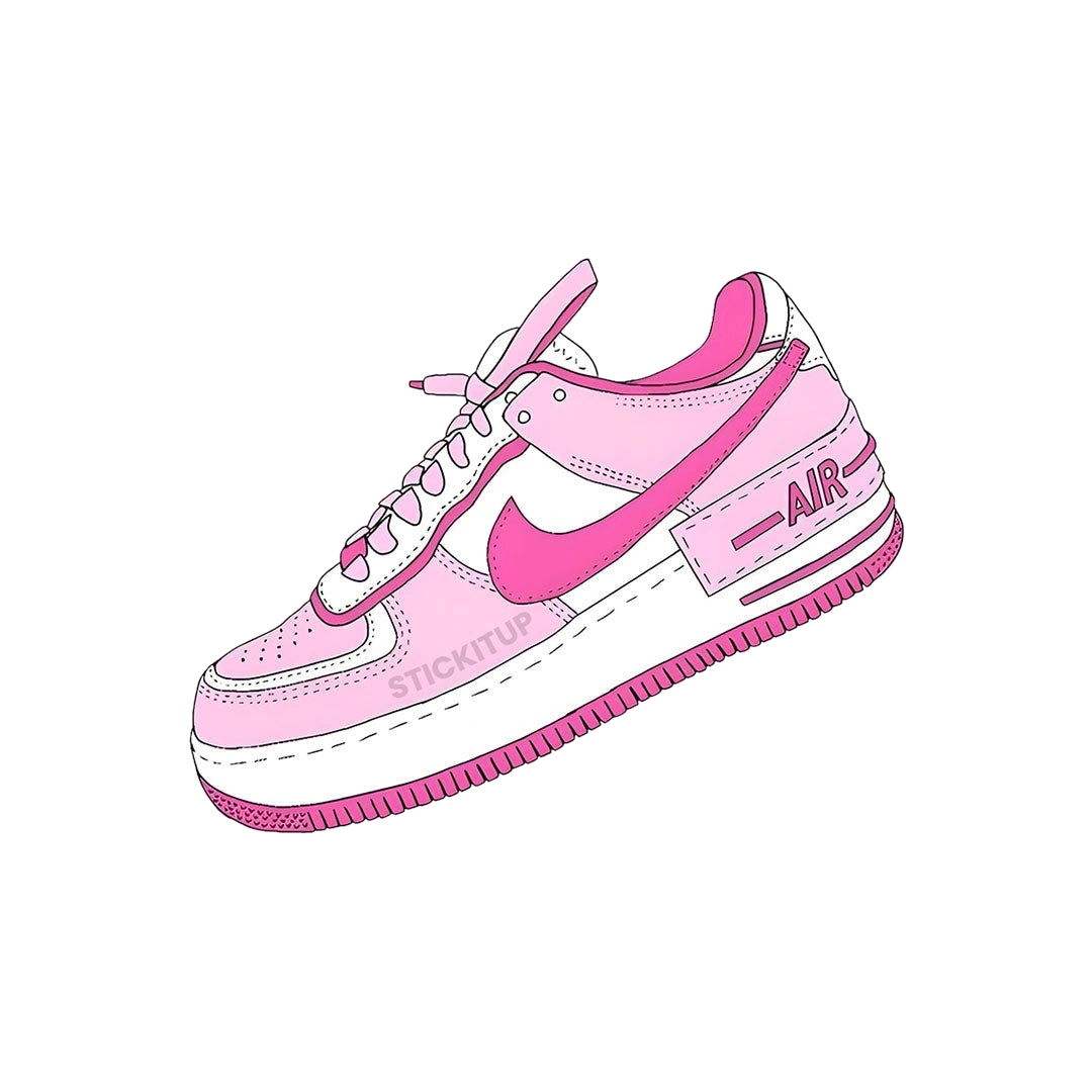 PINK AIR SHOES Sticker